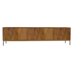Tv-meubel Naturel Hout - 210x45x55cm - Madison
