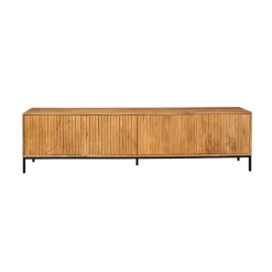 Tv-meubel Naturel Hout - 210x45x55cm - Madison