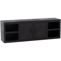 Tv-Meubel Xander Zwart Mangohout