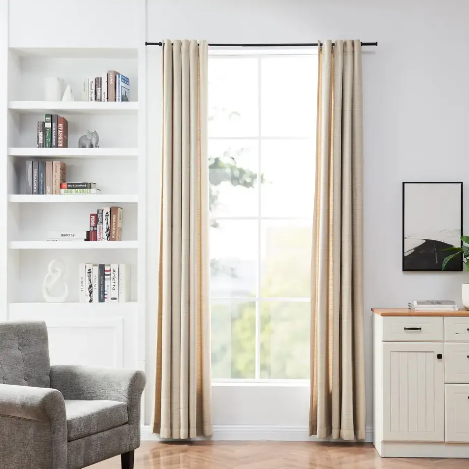 Uitschuifbare Gordijnroede - Aanpasbaar - Stang van 90-170 cm - Zwart