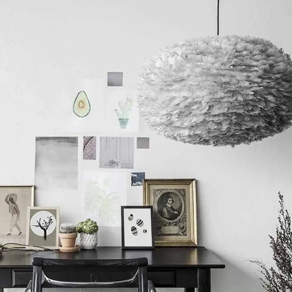 Umage Eos X-large lampenkap light grey - Ø 75 cm