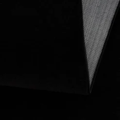 Uni Effen Laagpolig Vloerkleed Modern Zwart - 240x340 CM