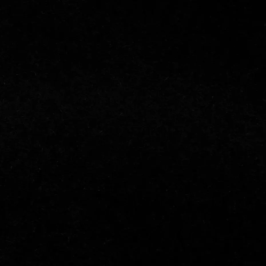 Uni Effen Laagpolig Vloerkleed Modern Zwart - 240x340 CM