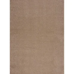 Uni Effen Laagpolig Vloerkleed Modern Beige - 300x400 CM