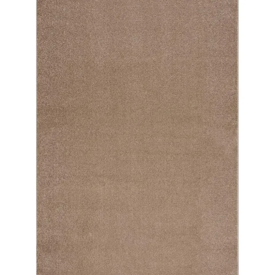 Uni Effen Laagpolig Vloerkleed Modern Beige - 300x400 CM
