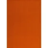 Uni Effen Laagpolig Vloerkleed Modern Oranje - 200x290 CM