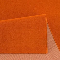 Uni Effen Laagpolig Vloerkleed Modern Oranje - 200x290 CM
