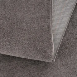 Uni Effen Laagpolig Vloerkleed Modern Grijs - 200x290 CM