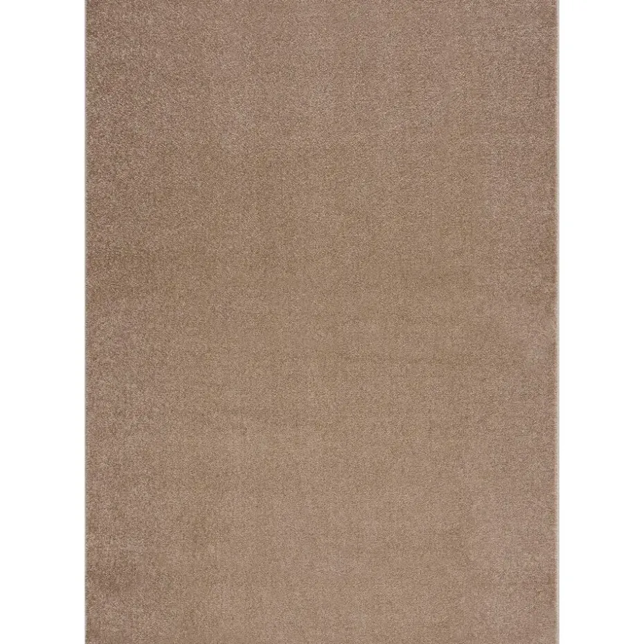 Uni Effen Laagpolig Vloerkleed Modern Beige - 200x290 CM
