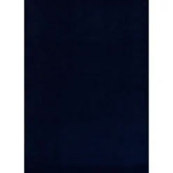 Uni Effen Laagpolig Vloerkleed Modern Donker Blauw Navy - 140x200 CM