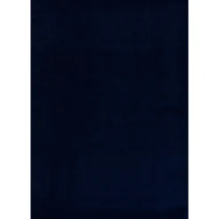 Uni Effen Laagpolig Vloerkleed Modern Donker Blauw Navy - 140x200 CM