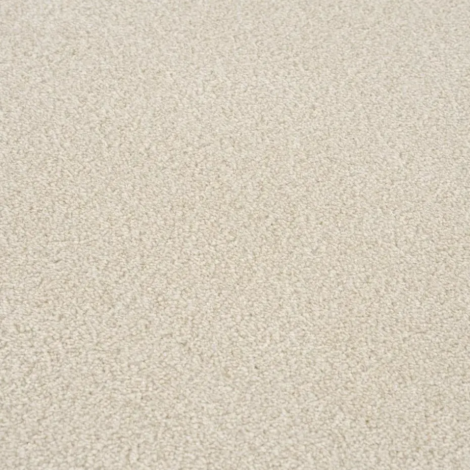 Uni Effen Laagpolig Vloerkleed Modern Creme - 140x200 CM