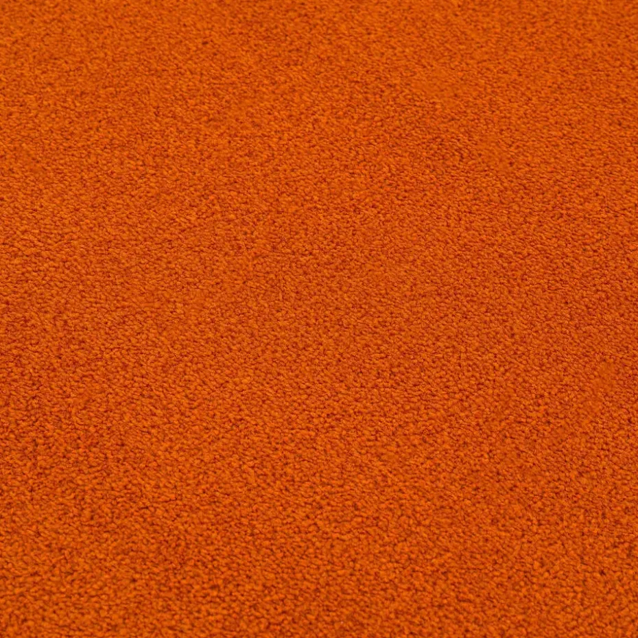 Uni Effen Laagpolig Vloerkleed Modern Oranje - 160x230 CM