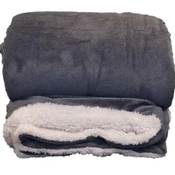 Unique Living - Lars XL plaid 220x240cm antraciet