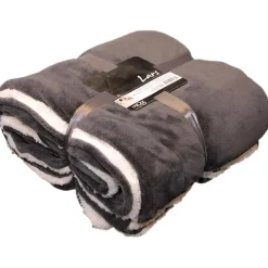 Unique Living - Lars XL plaid 220x240cm antraciet