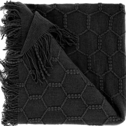 Unique Living - Plaid Fee Black - 127x152cm