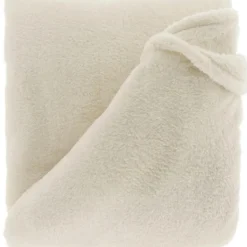 Unique Living - Plaid Justin Dove White -220x240cm