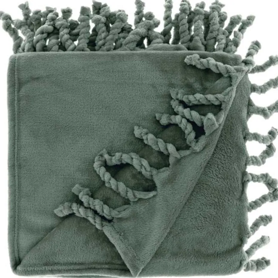 Unique Living - Plaid Lieke 130x160cm Laurel Green