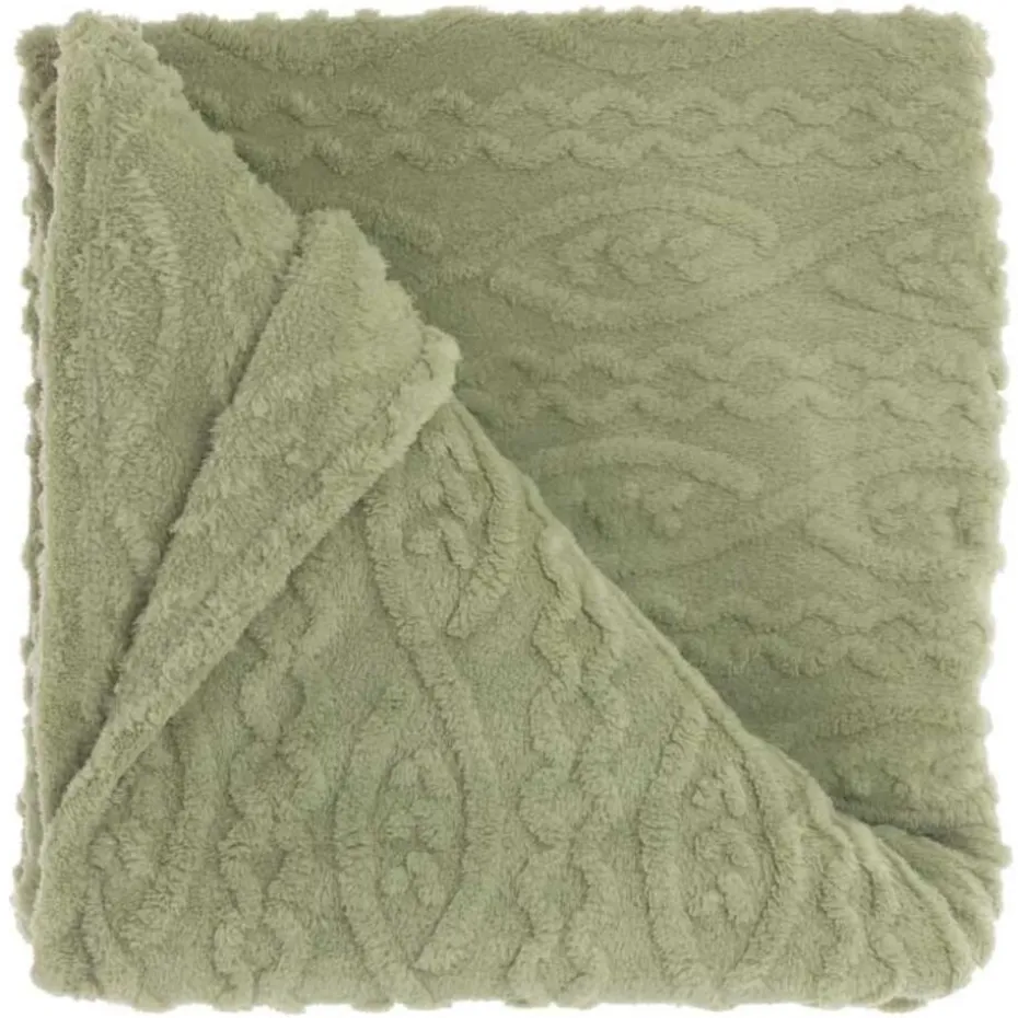 Unique Living - Plaid Pleun Tea Green -150x200cm