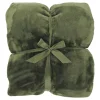 Unique Living - Plaid Silke 150x200cm - Winter Green