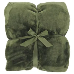 Unique Living - Plaid Silke 150x200cm - Winter Green
