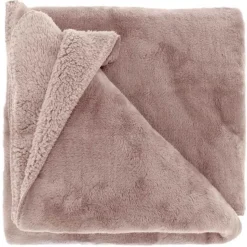 Unique Living - Plaid Torvah 150x200cm old pink