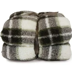 Unique Living - Plaid Tris Winter Green -150x200cm