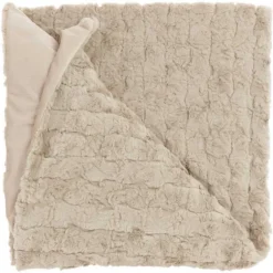 Unique Living - Plaid Veerle Sand -150x200cm