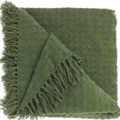 Unique Living - Plaid Verlin Winter Green -130x180cm