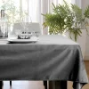 Unique Living - Tafelkleed Velours - 145x250cm - Chateau Grey