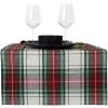 Unique Living - Tafelloper Xmas Tartan - 45x150cm - White