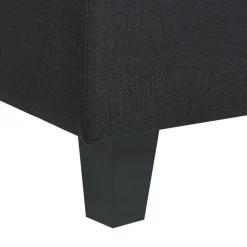 UNSTAD - Hocker - Zwart - Polyester