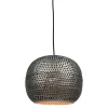 Urban Interiors Hanglamp Spike bol - Ø 27 cm - Zink