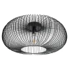 Urban Interiors Meya plafondlamp XL – Metaal – Zwart – Ø50