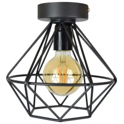 Urban Interiors plafondlamp Wire - 1 lichts - 22 x19 cm - zwart