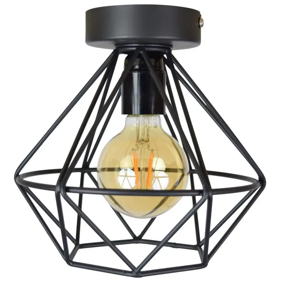 Urban Interiors plafondlamp Wire - 1 lichts - 22 x19 cm - zwart