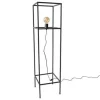 Urban Interiors Vloerlamp Frame - H 120 cm - B 30 cm - zwart