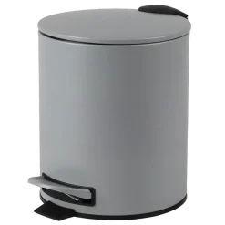 Urban Living Pedaalemmer Toulon - betongrijs - 5L - metaal