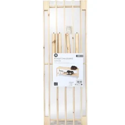 Urban Living Schoenenrek - hout - 2-laags - 74 x 26 x 20 cm