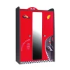 V Power kledingkast auto Rood