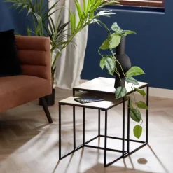 Vaas Kavandu - Zwart - 22x14x40cm