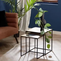 Vaas Kavandu - Zwart - 22x14x40cm