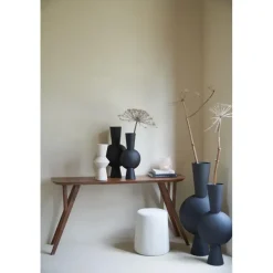 Vaas Kavandu - Zwart - 31x20x60cm