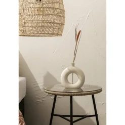 Vaas Lotus - off-white - keramiek - 22x20x6 cm