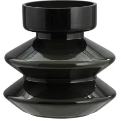 Vaas Niro - zwart - glas - 21xØ21 cm