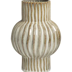 Vaas Oli - naturel - keramiek - 25xØ17,5 cm