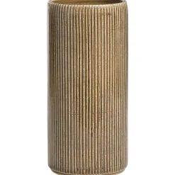 Vaas Olivia- bruin - keramiek - 26x Ø12 cm