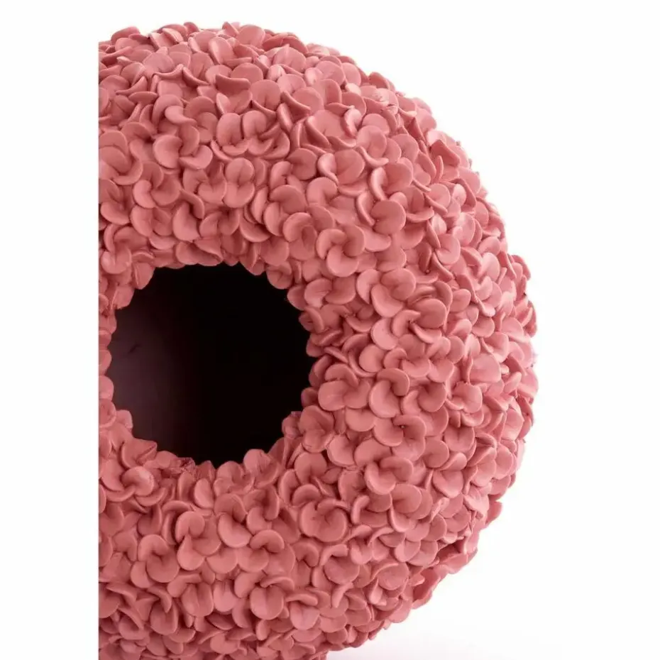 Vaas Phylia - Koraalrood - 47.5x47.5x30cm