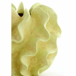 Vaas Sharuna - Crème groen - 26.5x26.5x25cm