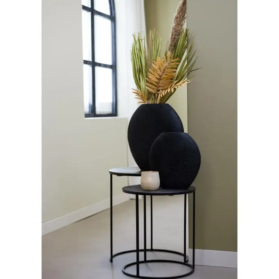 Vaas Skeld - Zwart - 39x11x40cm